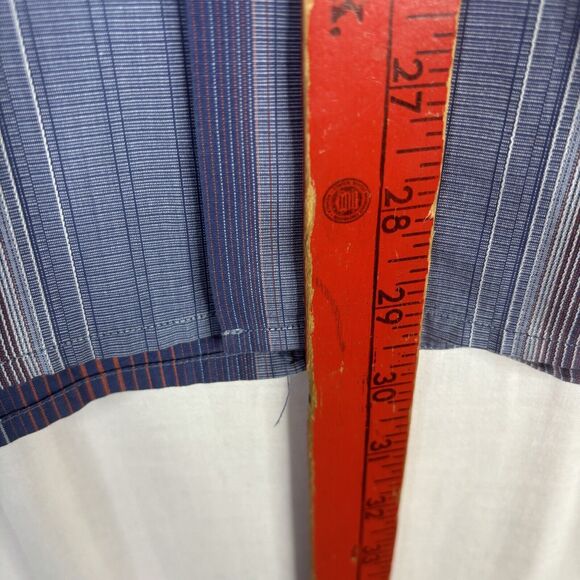 Tommy Bahama Shirt Mens Large‎ Blue Pink Stripe Logo Button Up 100% cotton - Picture 9 of 14